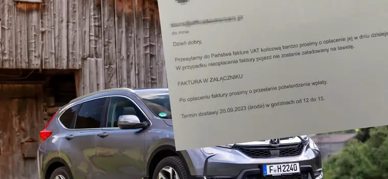 Kupował korespondencyjnie auto z zagranicy. Nie był jednak dość dokładny