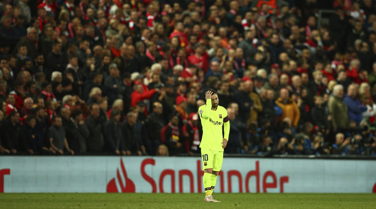 Messi nem tudta megmenteni csapatát /Fotó: MTI/ AP/ Dave Thompson