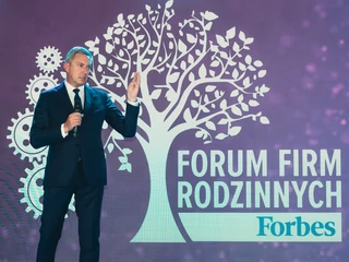 Paweł Zielewski, redaktor naczelny Forbes Polska, podczas Forum Firm Rodzinnych 2021