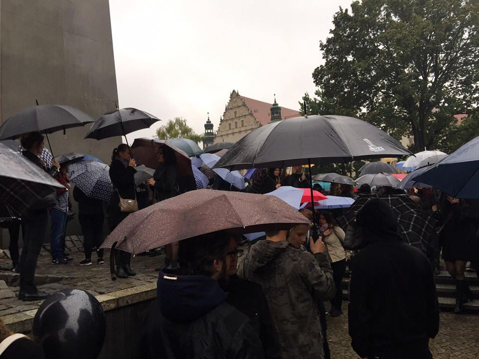 Czarny protest w Poznaniu