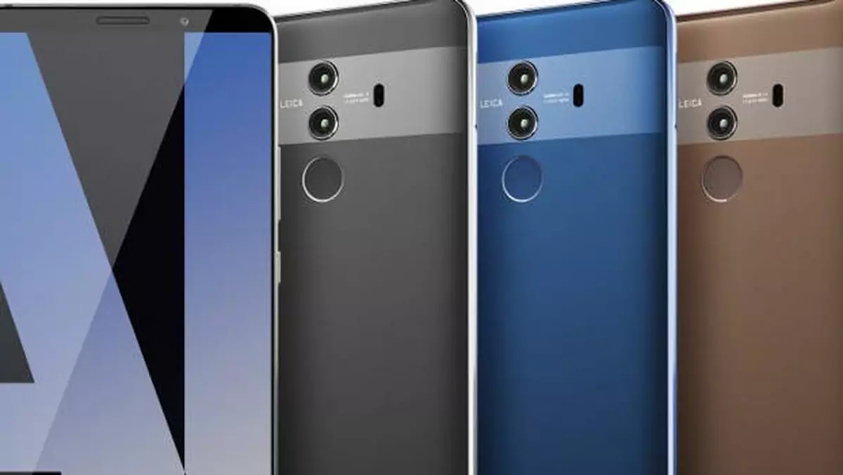 Huawei Mate 10 Pro na pierwszym renderze dla prasy