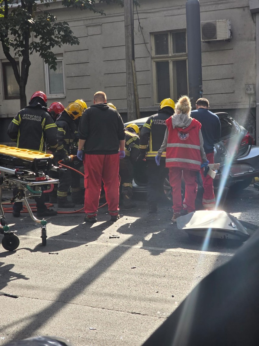 Saobraćajna nesreća u Beogradu