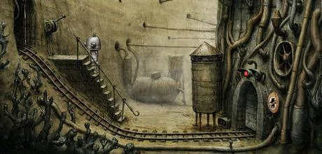 Screen z gry "Machinarium"