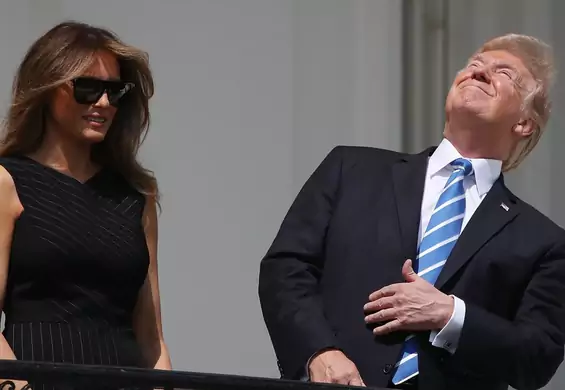 Z zaćmieniem Słońca nie wygrasz, nawet kiedy jesteś prezydentem USA. Co głupiego zrobił Trump?