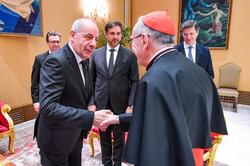 Sulyok Tamás első hivatalos útján volt a Vatikánban köztársasági elnökként / Fotó: Facebook