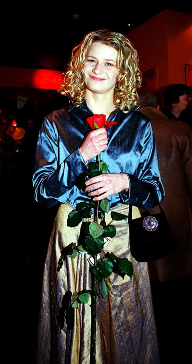 Małgorzata Kożuchowska na premierze filmu Kilerów 2-óch w 1999 r.