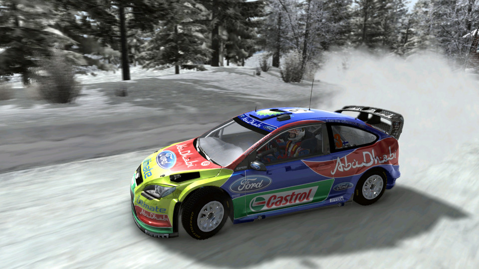 Kadr z gry "WRC FIA WORLD RALLY CHAMPIONSHIP"