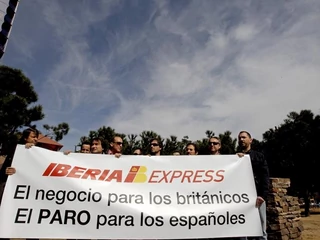 Iberia Express protest