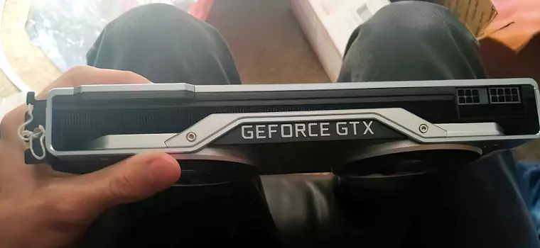 GeForce GTX 2080 w formie prototypu uwieczniony na zdjęciach