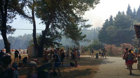 Evakuacija na plaži Plavi horizonti