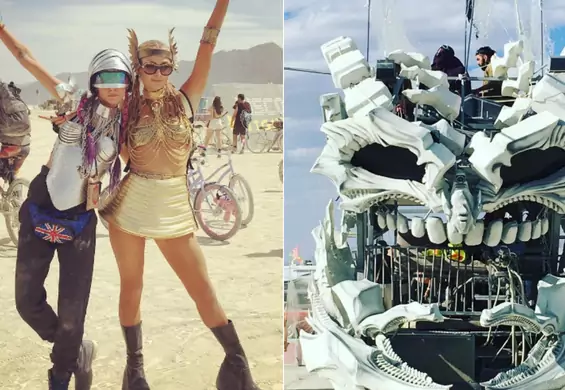 Burning Man 2016 zakończony. Fani Mad Maxa i światowe gwiazdy bawiły się na pustyni