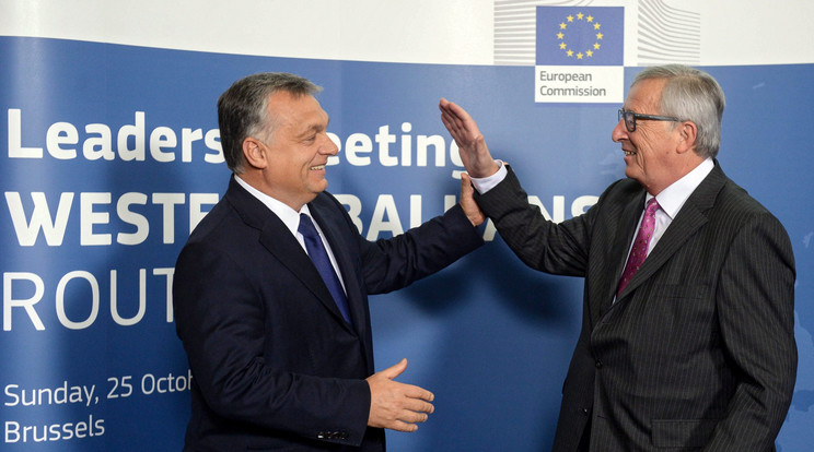 Orbán Viktor
(balra) és Jean-Claude
Juncker
eddig sem
finomkodtak / Fotó: MTI