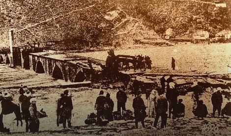 Višegradski most: Obnova kada ga je poplava odnela 1896. godine