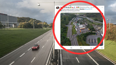 W Szwecji osunęła się ziemia na autostradzie. Są ranni