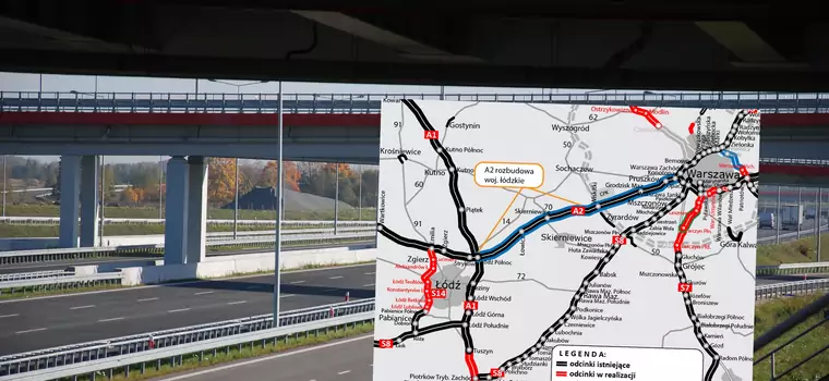 Autostrada A2 Warszawa — Łódź zostanie rozbudowana. Jak będzie wyglądała i ile będzie kosztowała?