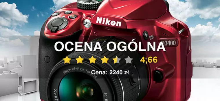 Test aparatu fotograficznego Nikon D3400