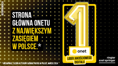 Strona główna Onetu z największym zasięgiem w Polsce