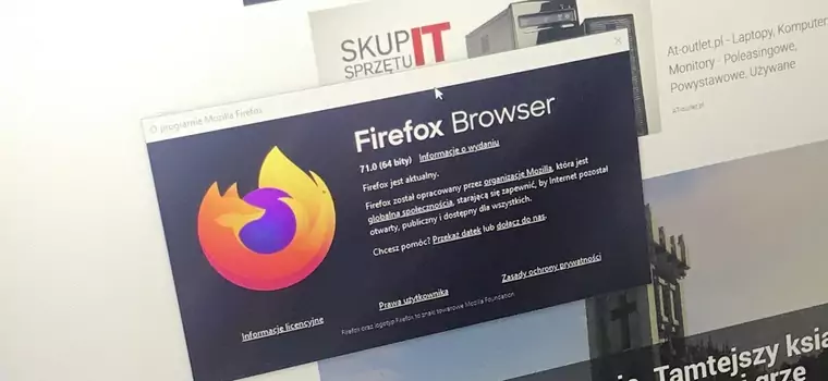 Firefox pozwala przejrzeć dane, które zbiera od użytkowników