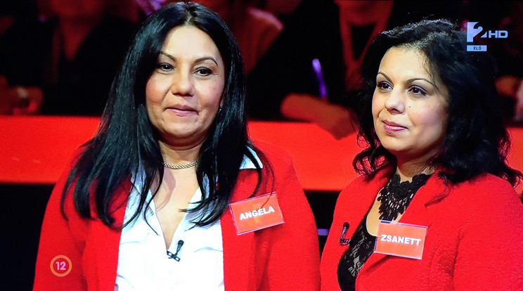Angéla és lánya, Zsanett csalódottak voltak az 50 milliós játszma stúdiójában / Fotó: TV2