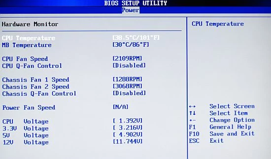 Hardware Monitor – niepotrzebnie „ukryty” w zakładce Power