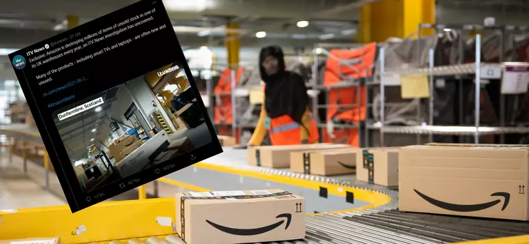Amazon niszczy 130 tys. niesprzedanych urządzeń tygodniowo. Wyciekło nagranie z magazynu