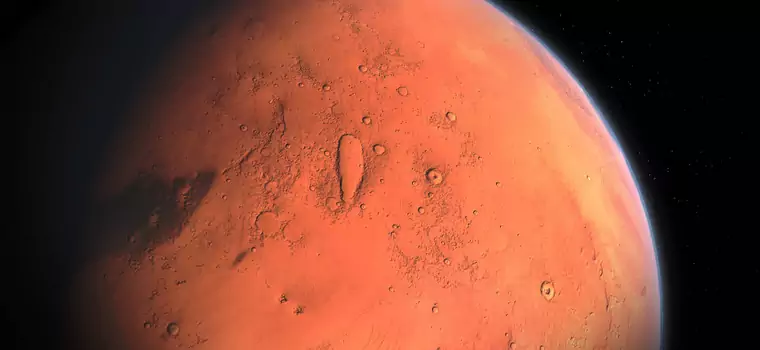 Mars ma wielkie, wygasłe ujście lawy. Na powierzchni Ziemi tak dużego nie mamy