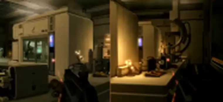 Porównanie grafiki w konsolowych wersjach Deus Ex: Bunt Ludzkości