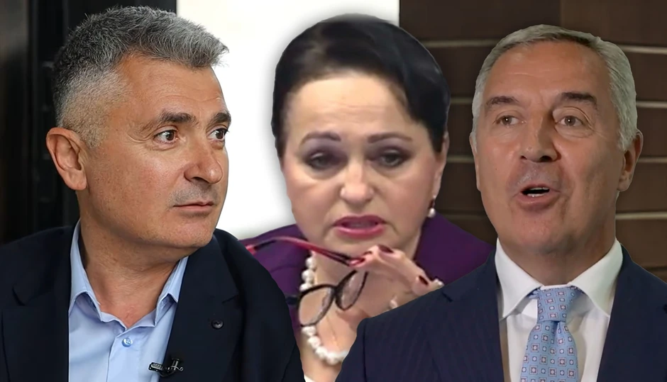Milo Đukanović Ilija Srdanović i Vesna Medenica