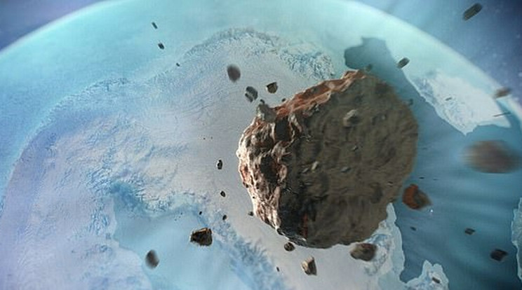 Az egy kilométeres aszteroida 30 kilométeres, szabályos kör alakú lyukat ütött a felszínbe / Foto: Northfoto