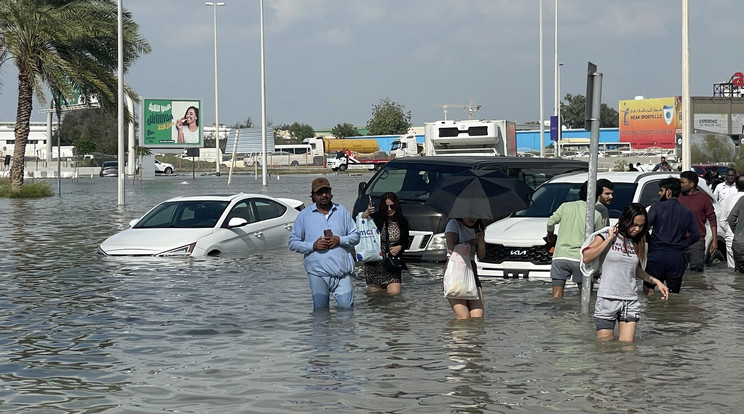 Nem kizárt, hogy emberi beavatkozás is állhat a Dubajt sújtó apokaliptikus esőzések mögöt /Fotó? GettyImages
