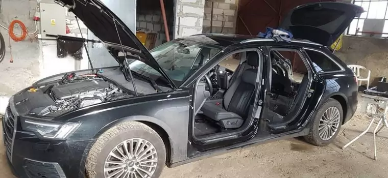 Trafiały tam kradzione Audi z Niemiec. Policja zlikwidowała "dziuplę" w Karkonoszach