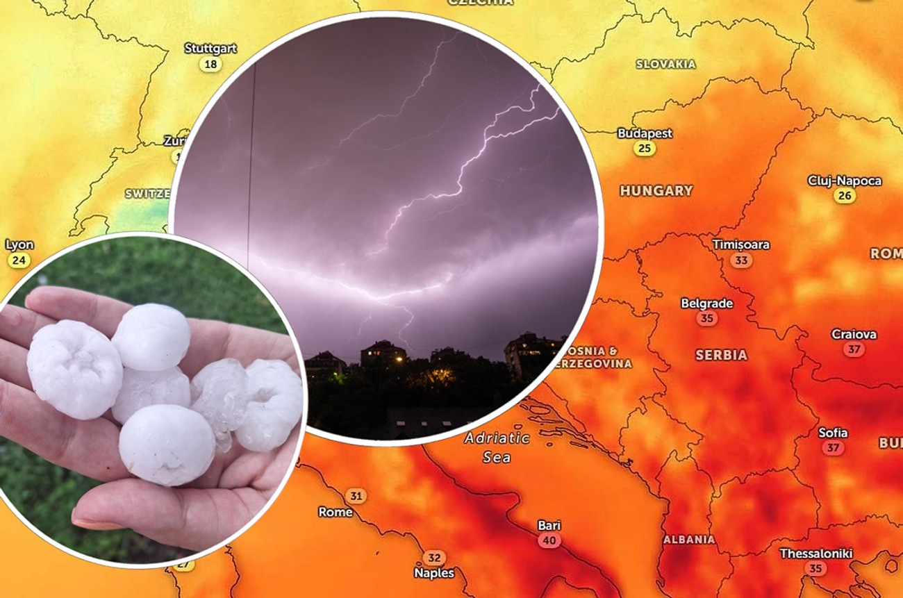 RHMZ najavljuje da nepogode stižu u Srbiju