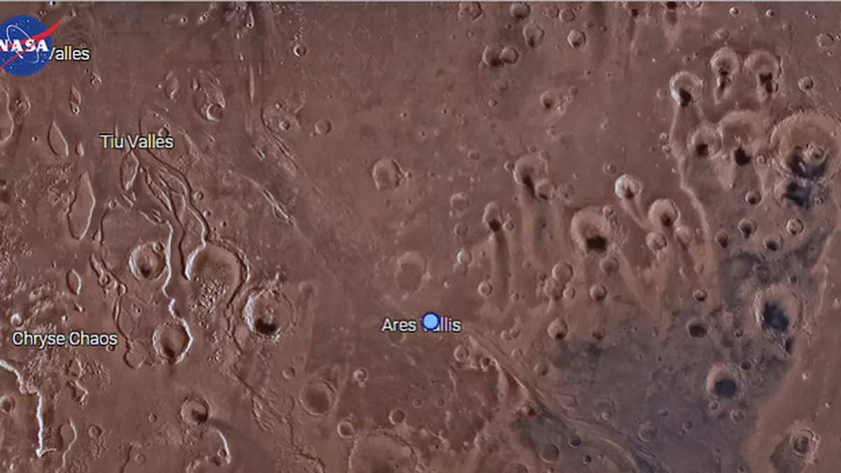 NASA Mars Trek – dziś ruszyła marsjańska wersja Google Earth