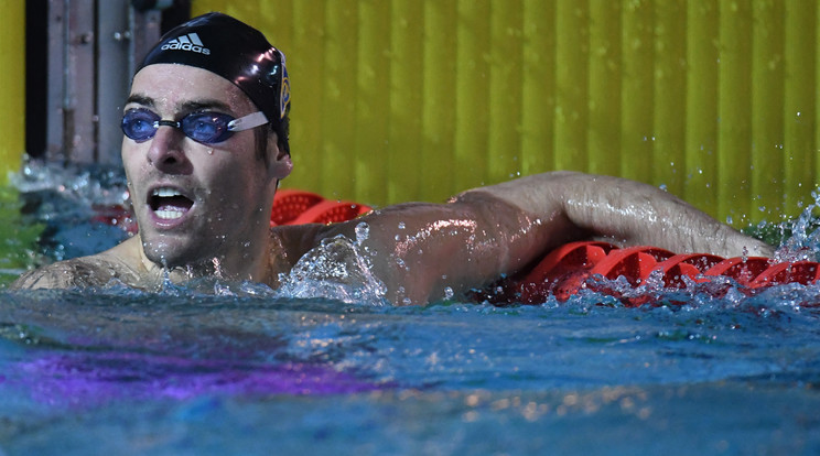 Camille Lacourt a budapest vizes vb után felhagy a versenyszerű úszással /Fotó: AFP