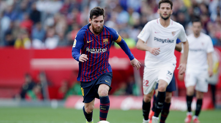 Lionel Messi (balra) újabb rekordot döntött meg /Fotó: Getty Images