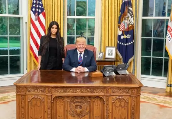 Kim Kardashian z wizytą u Trumpa w Białym Domu. O czym rozmawiali?