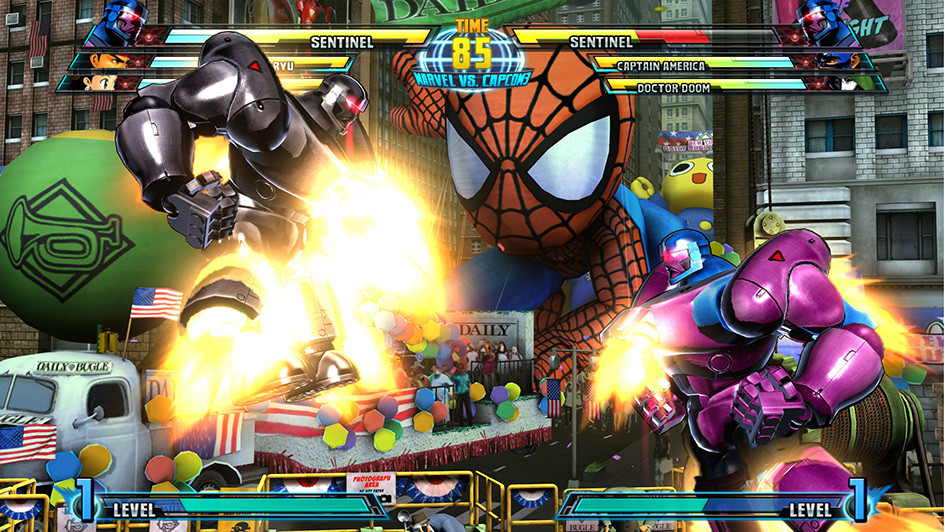 Kadr z gry "Marvel vs. Capcom 3: Fate of Two Worlds"