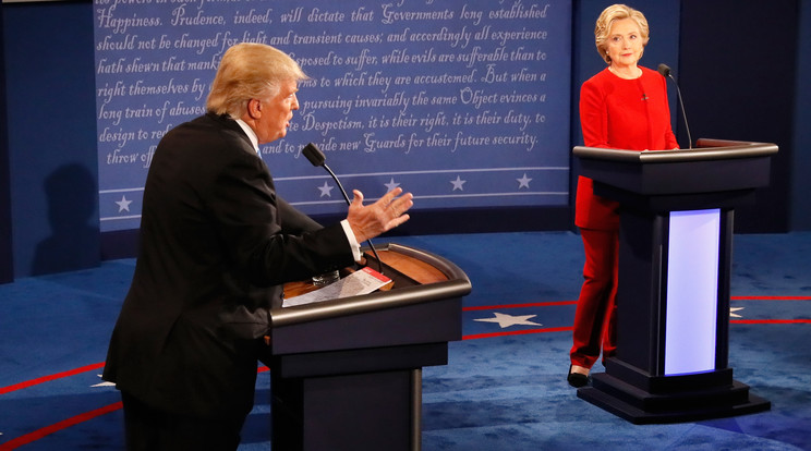Ádáz csatát hozott Tump és Hillary vitája / Fotó: Europress-GettyImages