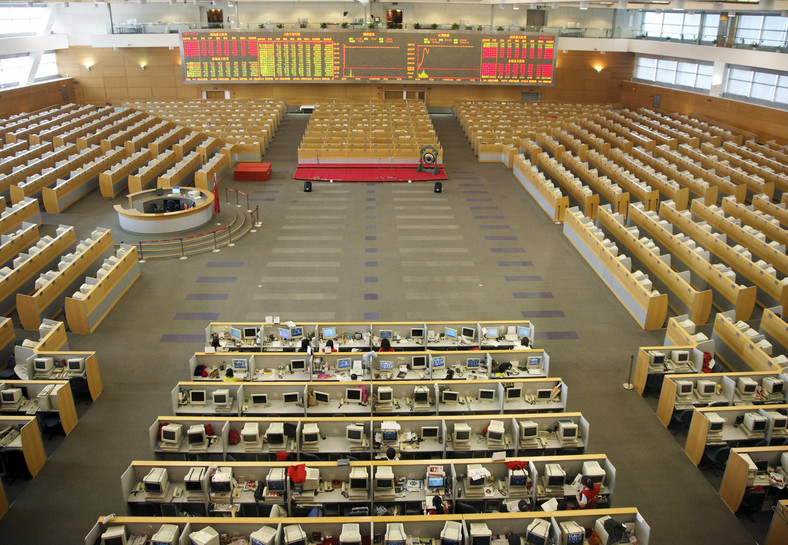 Shanghai Stock Exchange w Chinach