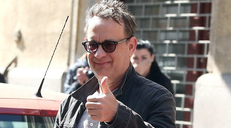 Tom Hanks Budapesten forgatja az Infernó jeleneteit /Fotó: Pozsonyi Zita