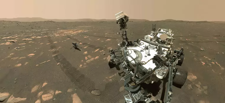 Perseverance Rover zrobił sobie na Marsie selfie z Ingenuity