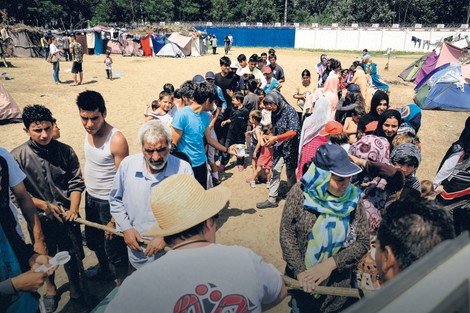 Migranti na Horgošu