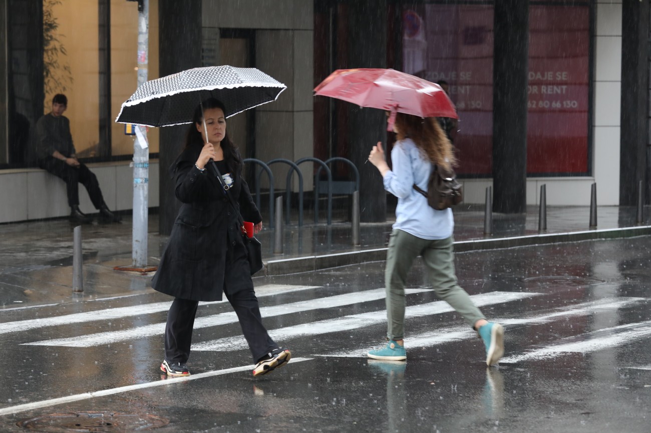 U Srbiji danas kiša, najviša dnevna do 29 stepeni