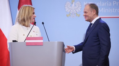 Donald Tusk spotkał się z premier Łotwy. Wszyscy mówią o jej stylizacji