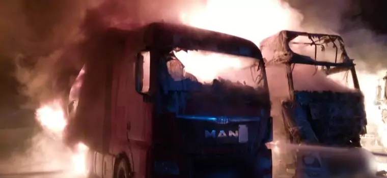 Wielki pożar aut w Rusocinie nie był wypadkiem? Wysoka nagroda za wskazanie podpalacza