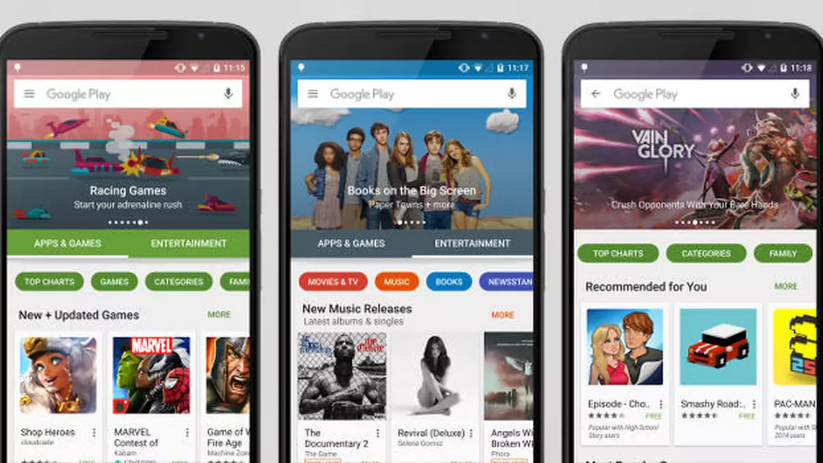 Google wyróżnia najlepsze aplikacje i gry na Androida w 2015 roku