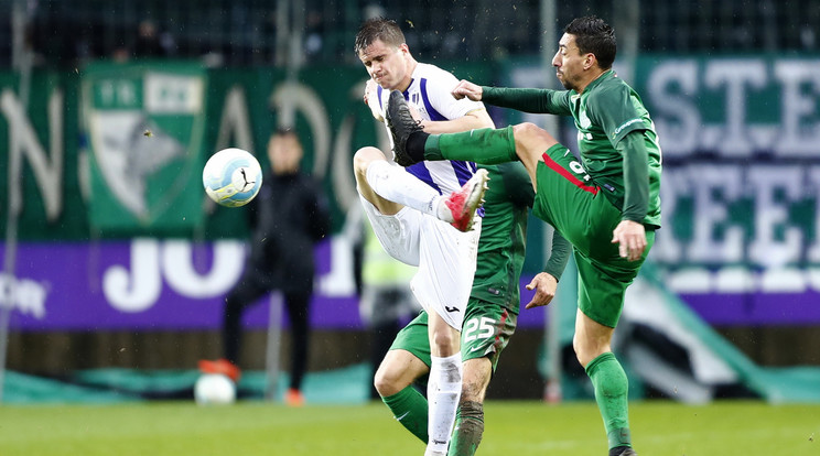 Legutóbb tavaly márciusban volt
Újpest–FTC futballmeccs /Fotó: Fuszek Gábor