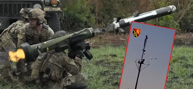 Ryzykowna akcja Ukraińców. Strzelali javelinem z masztu radiowego
