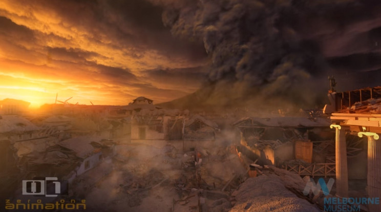 Ilyen volt az apokalipszis Pompeiben / fotó: Youtube