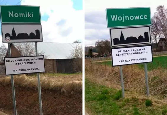 Granica polsko-białoruska. Zawisły hasła o "obszarze stanu wyjątkowej podłości"
